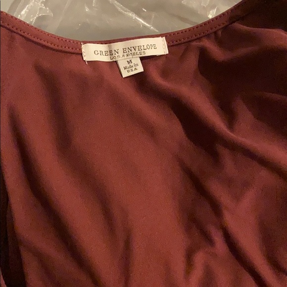 Surplice side tie top - Picture 3 of 4